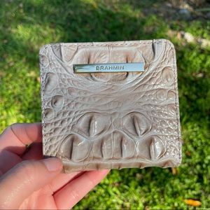 Brahmin grey wallet